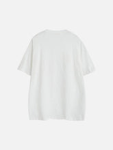 Dark Inverted Triangle Irradiation Cotton Graphic Tee