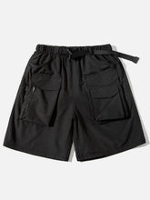 Multi Pockets Drawstring Cargo Shorts