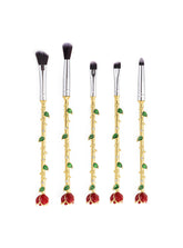 Rose Flower Makeup Brushes Professional 5 Pcs/Sets