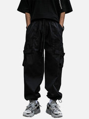 Multi Pockets Drawstring Cargo Pants
