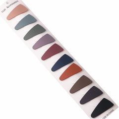 Women 10Pcs/lot Simple Candy Color Hairpins