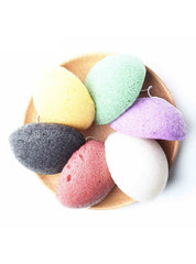 Puff facial Konjac Konnyaku natural de 6 colores