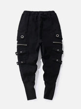 Zipper Multi Pockets Harem Pants