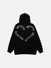 Towel Embroidery Plaid Love Hoodie