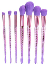 7pcs Fish Scales Makeup Brushes Set Face