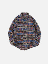 "Knitted Striped" Long Sleeve Shirt