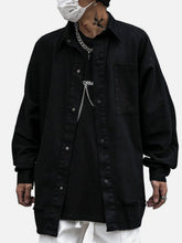 Back Embroidery Long Sleeve Shirt