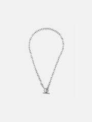 Punk Thick Chain Hollow OT Buckle Necklace