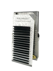 16 filas/caja, mezcla de 7 a 15 mm en una bandeja, visón sintético