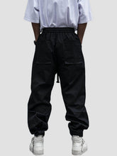 Vintage Drawstring Bind Feet Pants