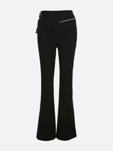 High Waist Cut-out Chain Flared Pants