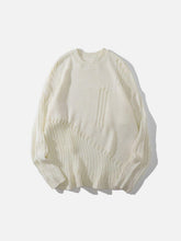 Ripped Hole Knitted Sweater