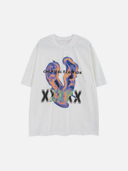 Fire Flame Cotton Graphic Tee