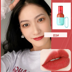 Mini llavero de brillo labial