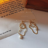 Pendientes de perlas de agua dulce