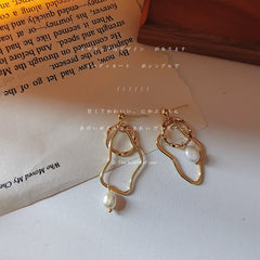 Pendientes de perlas de agua dulce