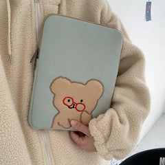 Brillenbär iPad Laptoptasche