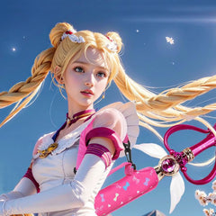 Cooler modischer Cartoon Anime Girl Regenschirm