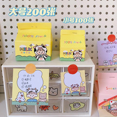 Linda pequeña caricatura de niña