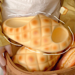 Pantuflas de piña kawaii