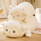 Kawaii White Sheep Pillow