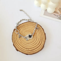 Pulsera Kawaii de Gato, Oso y Conejito