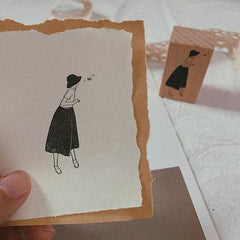 Sello de la serie Forest Girl