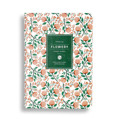 Niedliches Notizbuch mit Blumenmuster