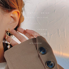 Pendientes de perlas de agua dulce