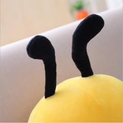 1 pieza de peluche de abeja creativa de 80 cm, muñeco de peluche amarillo, lindo juguete de abeja para bebés y niños, regalo para niños, animal, insecto, juguete suave.