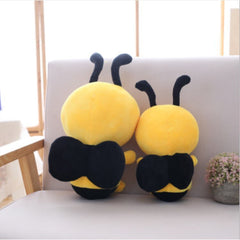 1 pieza de peluche de abeja creativa de 80 cm, muñeco de peluche amarillo, lindo juguete de abeja para bebés y niños, regalo para niños, animal, insecto, juguete suave.