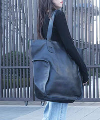 Large Capacity Brown Cowhide Satchel Bags