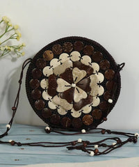 Original Coffee Weaving Messenger Bag