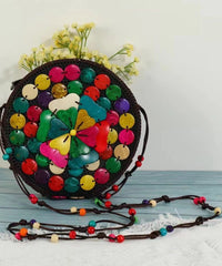 Original Coffee Weaving Messenger Bag