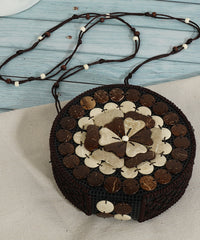 Original Coffee Weaving Messenger Bag