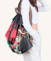 Original Multi functional Printed One Shoulder Crossbody Bag
