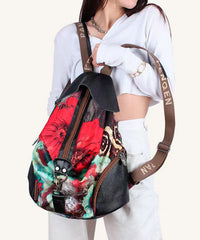 Original Multi functional Printed One Shoulder Crossbody Bag