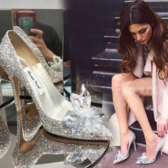 Pointed Shallow Mouth Stiletto Sandals