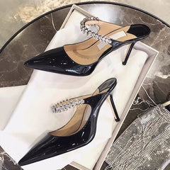 Sexy Pointed Toe Mule High Heels