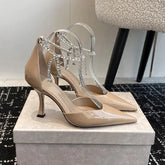 And Chain Diamond Sandals