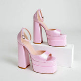 Products Square Head Hollow Thick Heel