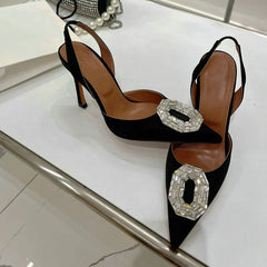Women Rhinestone High Heels