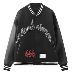 "Digital Print" Varsity Jacket