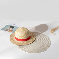 Anime One Piece Cosplay Luffy Sombrero de Paja