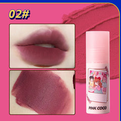 Brillo labial mate Dopamine Time de PINKCOCO