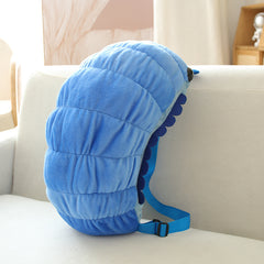 Mochila de peluche de isópodos kawaii