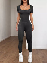 Short Sleeve Top and Leggings Set