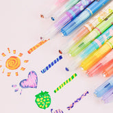 Rotulador mágico que cambia de color con 12 colores