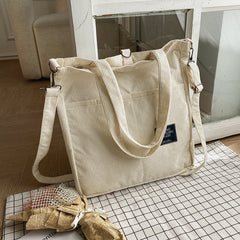 Schulter-/Trage-/Rucksacktasche aus Canvas
