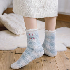 Calcetines de piel de invierno para mujer